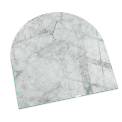 Glass hearth for log burner Model de structură de marmură