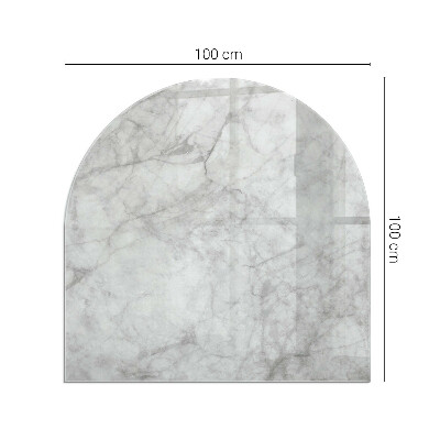 Glass hearth for log burner Model de structură de marmură