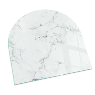 Glass hearth for log burner Model de marmură cu nervuri