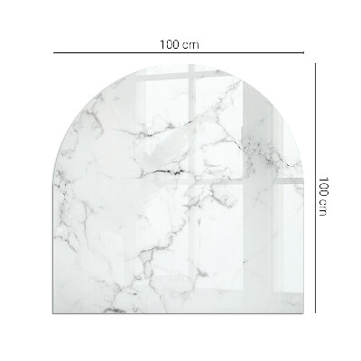 Glass hearth for log burner Model de marmură cu nervuri