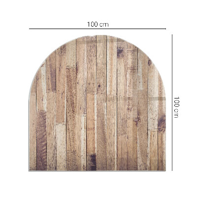 Glass hearth for log burner Scândura de lemn în aspect