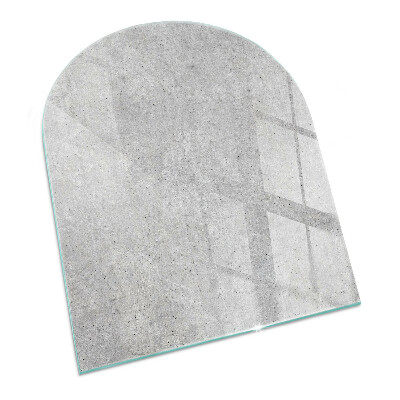 Glass hearths for wood burners Textura beton brut
