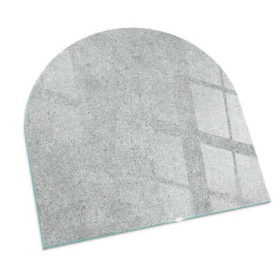Glass hearths for wood burners Textura beton brut