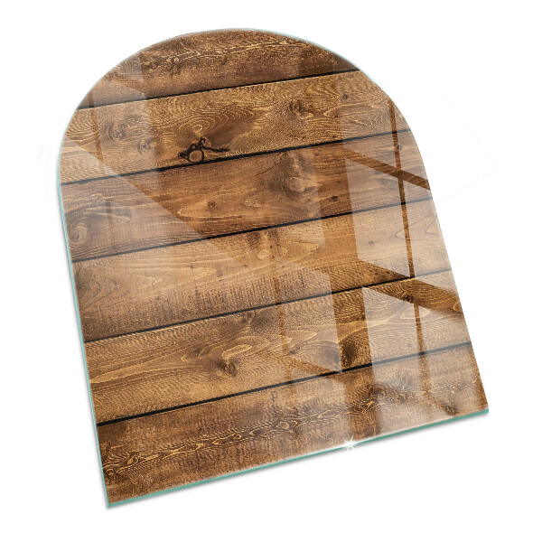 Glass hearth for log burner Scândura de lemn cu granulație