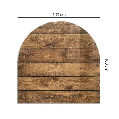 Glass hearth for log burner Scândura de lemn cu granulație