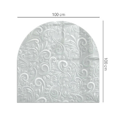 Glass hearths for wood burners Model de plante elegant