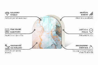 Glass hearths for wood burners Model geometric 3D