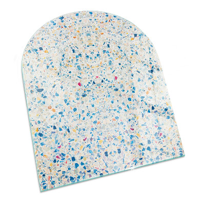 Glass hearth for log burner Model de textură abstractă