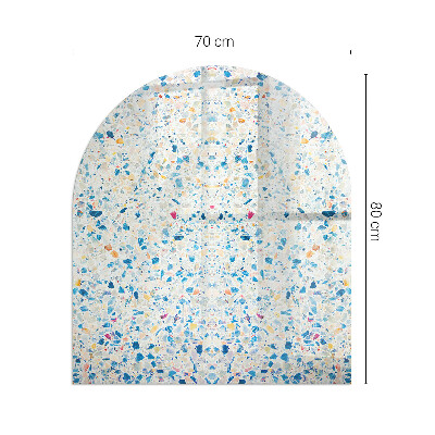 Glass hearth for log burner Model de textură abstractă