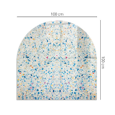 Glass hearth for log burner Model de textură abstractă