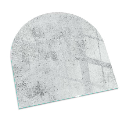 Glass hearths for wood burners Textura beton brut