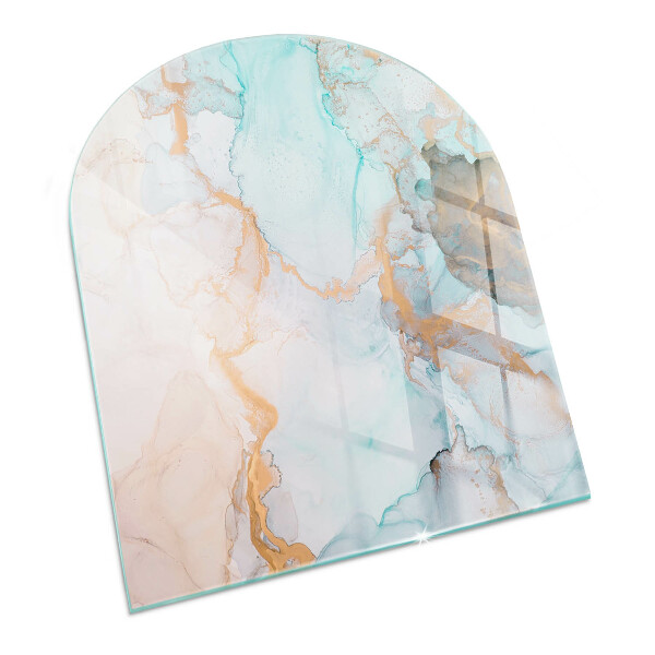 Glass hearths for wood burners Model fluid abstract
