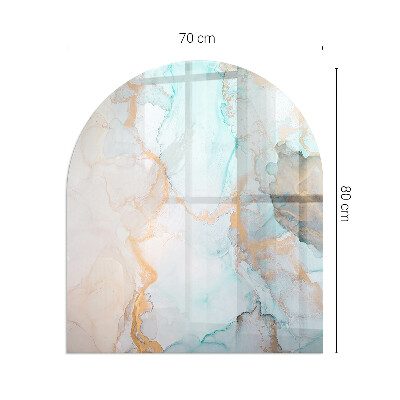 Glass hearths for wood burners Model fluid abstract