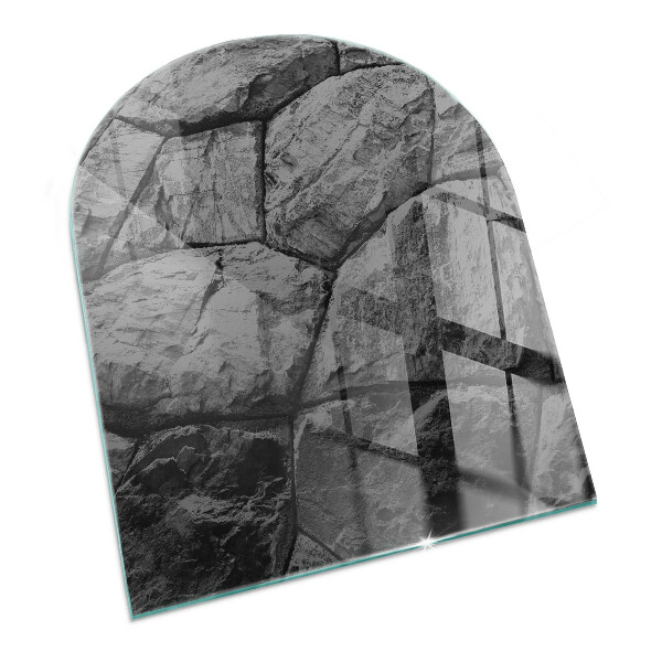 Glass hearths for wood burners Model de piatră naturală