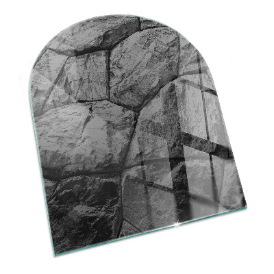 Glass hearths for wood burners Model de piatră naturală