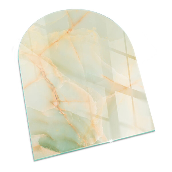 Glass hearth for log burner Model abstract de marmură