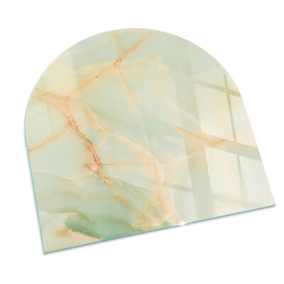 Glass hearth for log burner Model abstract de marmură