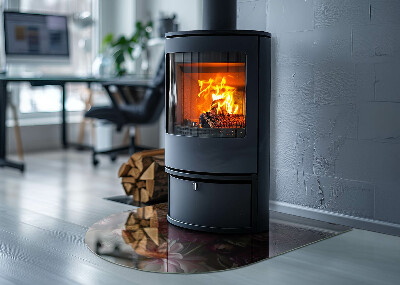 Glass hearths for wood burners Buchet de flori în detaliu