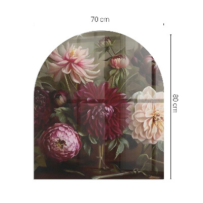 Glass hearths for wood burners Buchet de flori în detaliu