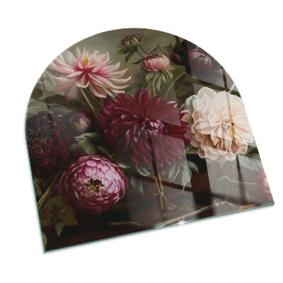 Glass hearths for wood burners Buchet de flori în detaliu