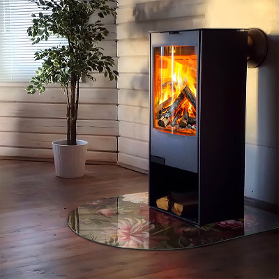 Glass hearths for wood burners Buchet de flori în detaliu
