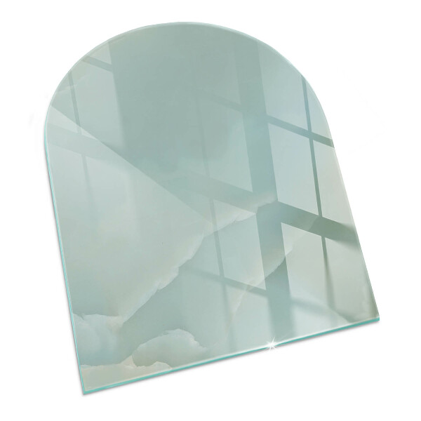 Glass hearth for log burner Model delicat de marmură