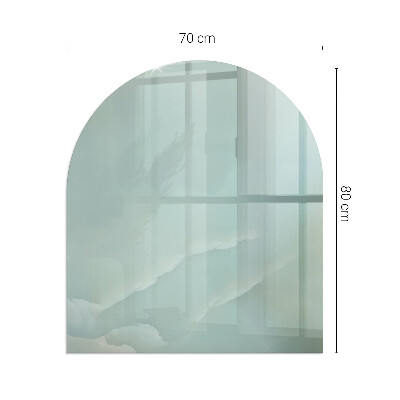 Glass hearth for log burner Model delicat de marmură