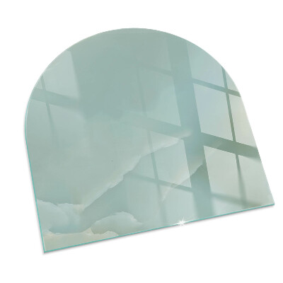 Glass hearth for log burner Model delicat de marmură
