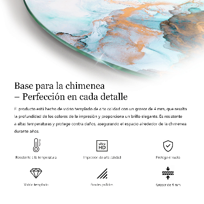 Glass hearths for wood burners Culoare grafit închis