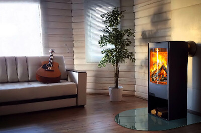 Glass hearth for log burner Culoarea mării