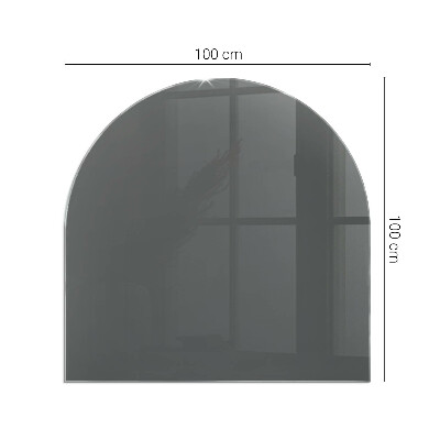 Glass hearths for wood burners Culoare Gri-maro
