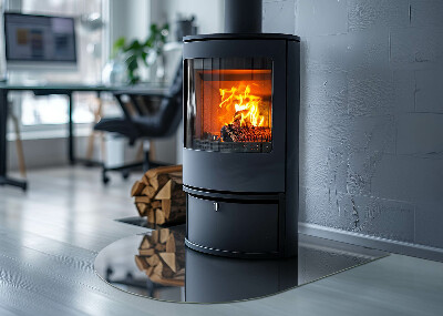 Glass hearths for wood burners Culoare Albastru închis