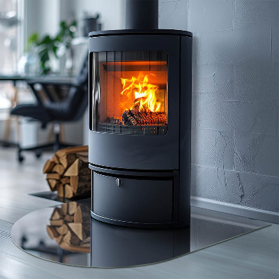 Glass hearths for wood burners Culoare Albastru închis