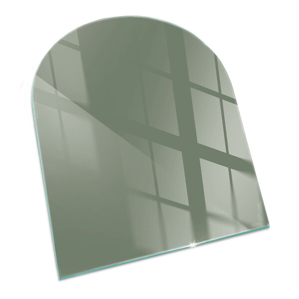 Glass hearth for log burner Culoare Olive