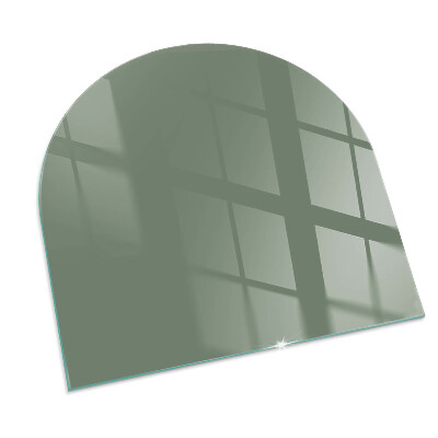 Glass hearth for log burner Culoare Olive