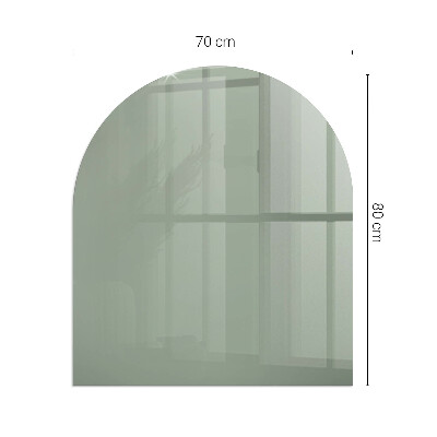 Glass hearths for wood burners Culoare gri-verde