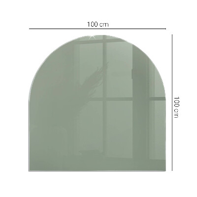 Glass hearths for wood burners Culoare gri-verde