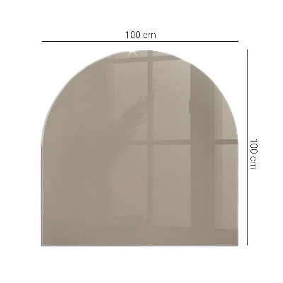 Glass hearth for log burner Culoare Maro