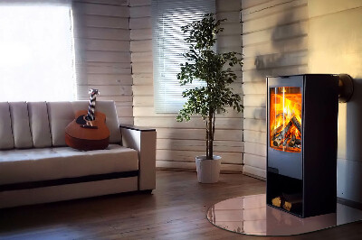 Glass hearths for wood burners Culoare Roz