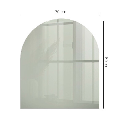 Glass hearth for log burner Culoare Gri-verde