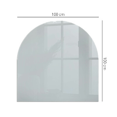 Glass hearth for log burner Culoare Gri