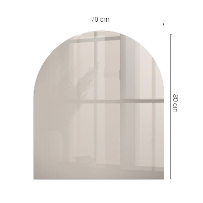 Glass hearth for log burner Culoare Maro deschis