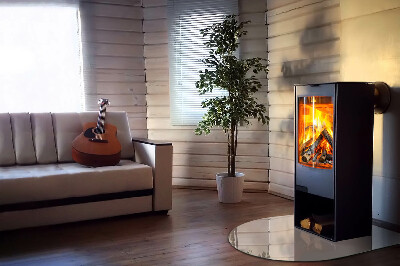 Glass hearth for log burner Culoare Maro deschis