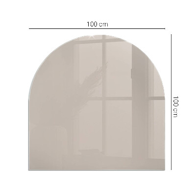Glass hearth for log burner Culoare Maro deschis