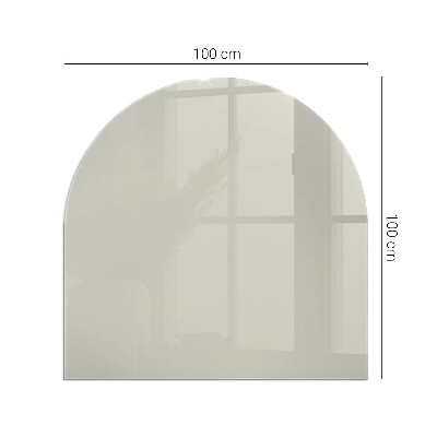 Glass hearths for wood burners Cremă de culoare deschisă