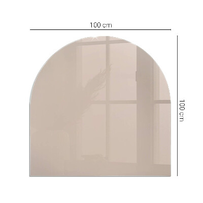 Glass hearths for wood burners Culoare Maro deschis