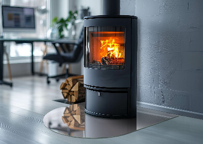 Glass hearth for log burner Culoare violet deschis