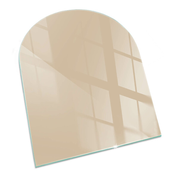 Glass hearths for wood burners Culoare Bej