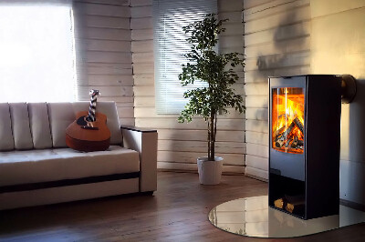 Glass hearths for wood burners Culoare Bej