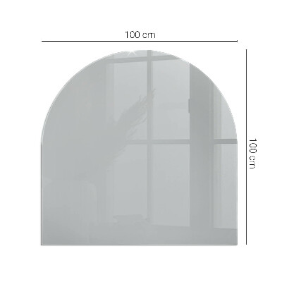 Glass hearth for log burner Culoare Gri deschis